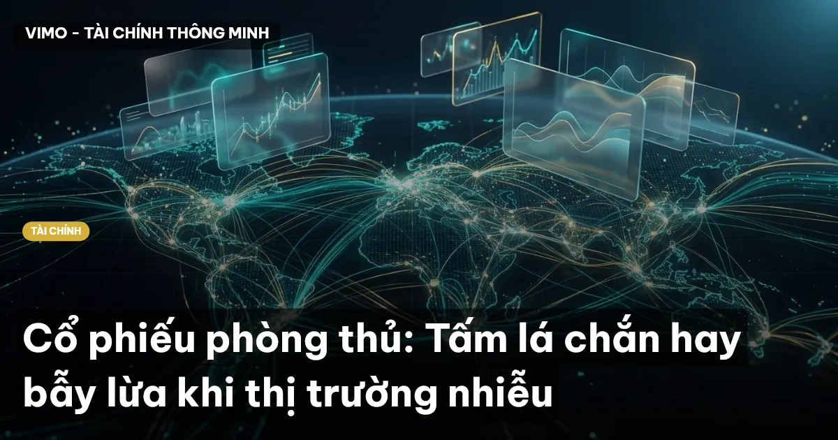 Cổ phiếu phòng thủ: Tấm lá chắn hay bẫy lừa khi thị trường nhiễu
