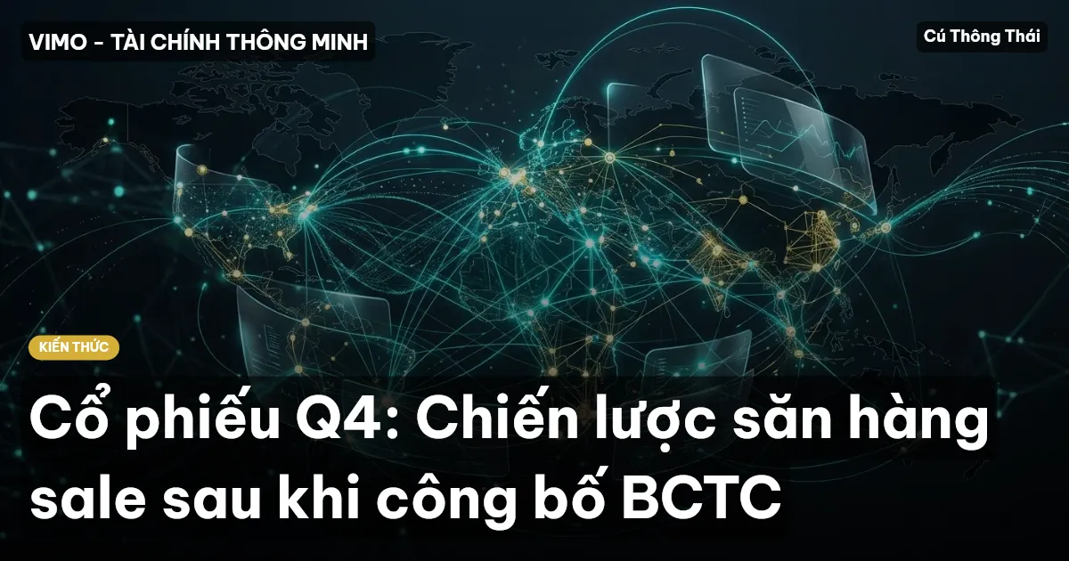 Cổ phiếu Q4: Chiến lược săn hàng sale sau khi công bố BCTC