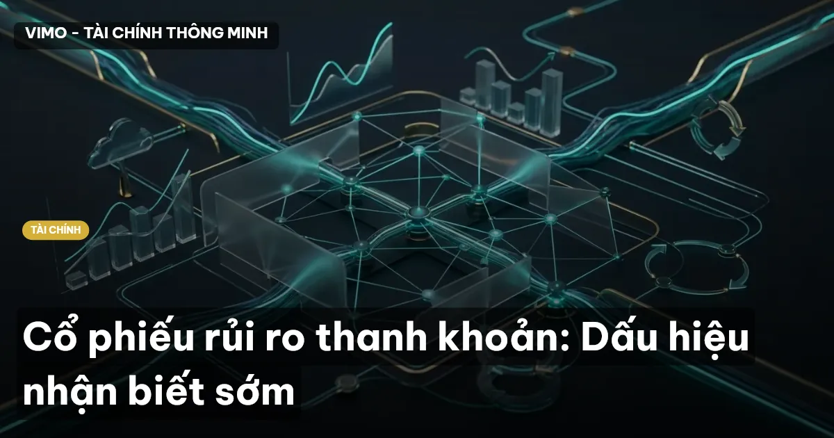 Cổ phiếu rủi ro thanh khoản: Dấu hiệu nhận biết sớm