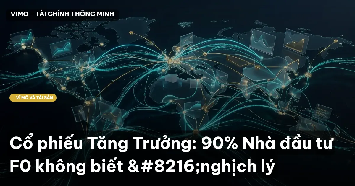 Cổ phiếu Tăng Trưởng: 90% Nhà đầu tư F0 không biết ‘nghịch lý