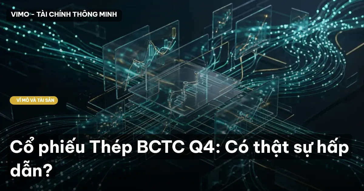 Cổ phiếu Thép BCTC Q4: Có thật sự hấp dẫn?