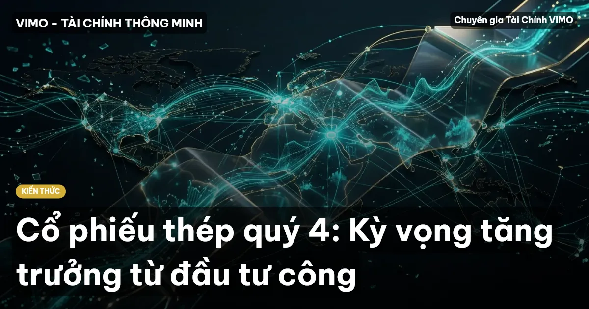 Cổ phiếu thép quý 4: Kỳ vọng tăng trưởng từ đầu tư công