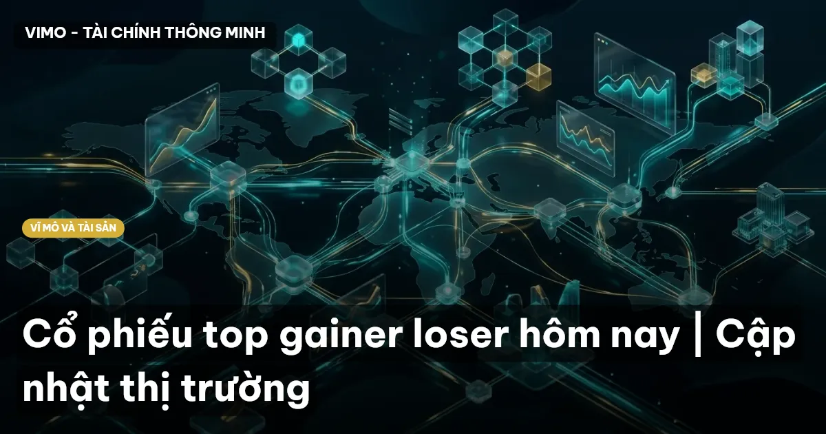 Cổ phiếu top gainer loser hôm nay | Cập nhật thị trường