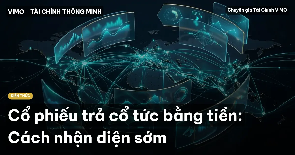 Cổ phiếu trả cổ tức bằng tiền: Cách nhận diện sớm