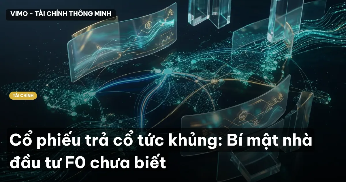 Cổ phiếu trả cổ tức khủng: Bí mật nhà đầu tư F0 chưa biết