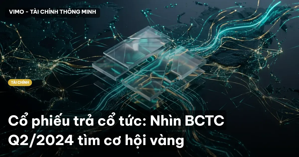 Cổ phiếu trả cổ tức: Nhìn BCTC Q2/2024 tìm cơ hội vàng