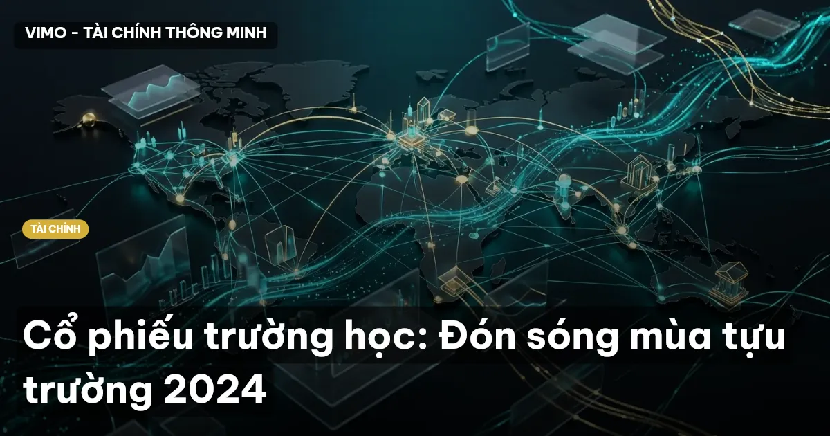 Cổ phiếu trường học: Đón sóng mùa tựu trường 2024
