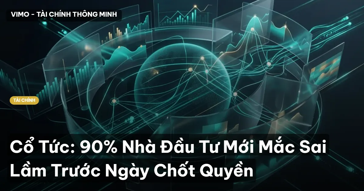 Cổ Tức: 90% Nhà Đầu Tư Mới Mắc Sai Lầm Trước Ngày Chốt Quyền