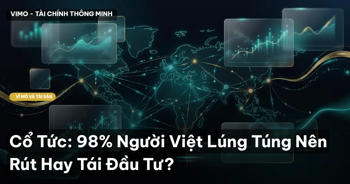 Cổ Tức: 98% Người Việt Lúng Túng Nên Rút Hay Tái Đầu Tư?