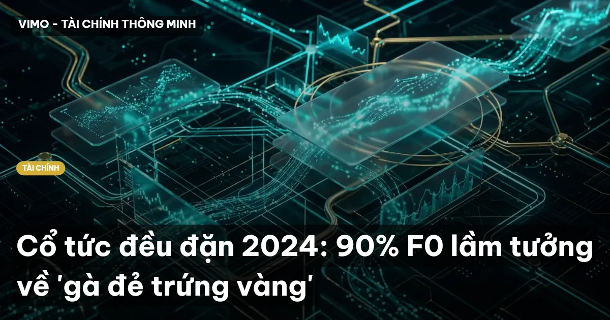 Cổ tức đều đặn 2024: 90% F0 lầm tưởng về 'gà đẻ trứng vàng'