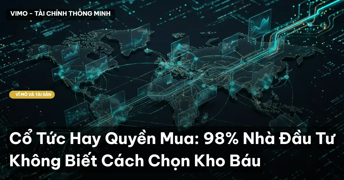 Cổ Tức Hay Quyền Mua: 98% Nhà Đầu Tư Không Biết Cách Chọn Kho Báu