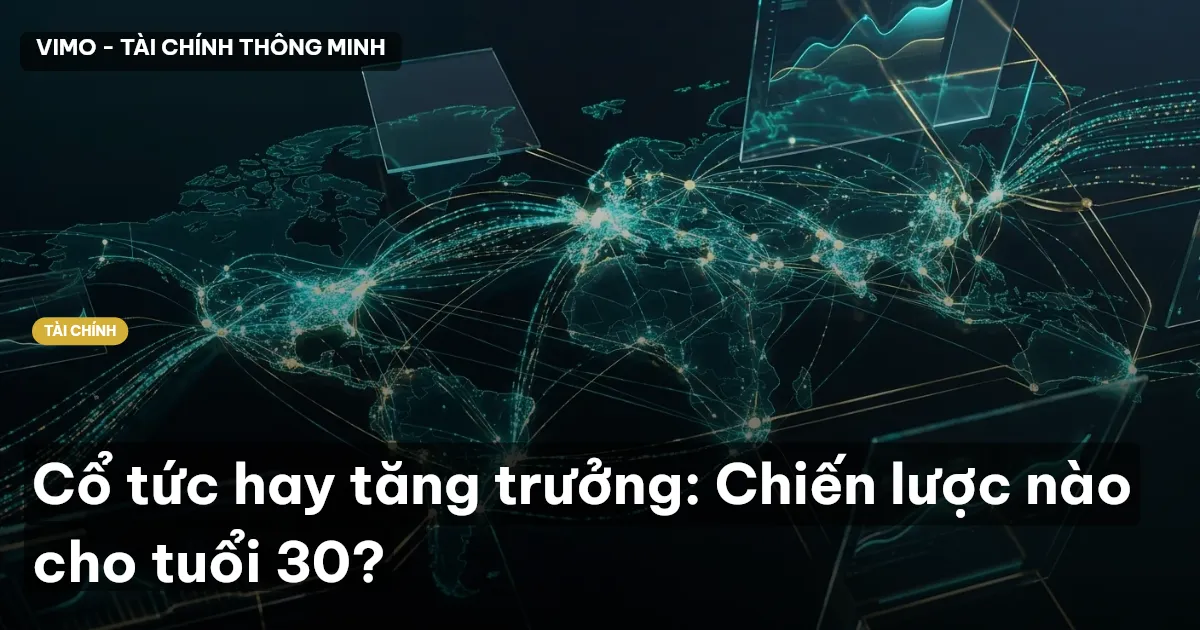 Cổ tức hay tăng trưởng: Chiến lược nào cho tuổi 30?