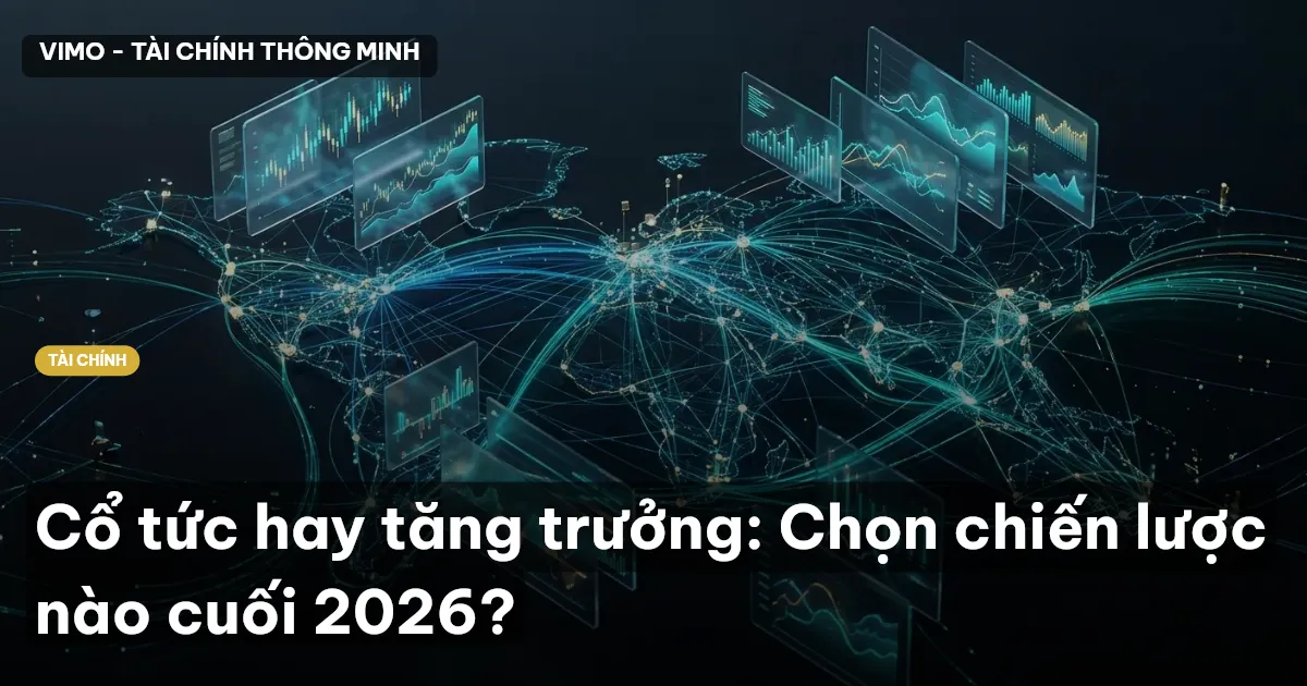 Cổ tức hay tăng trưởng: Chọn chiến lược nào cuối 2026?
