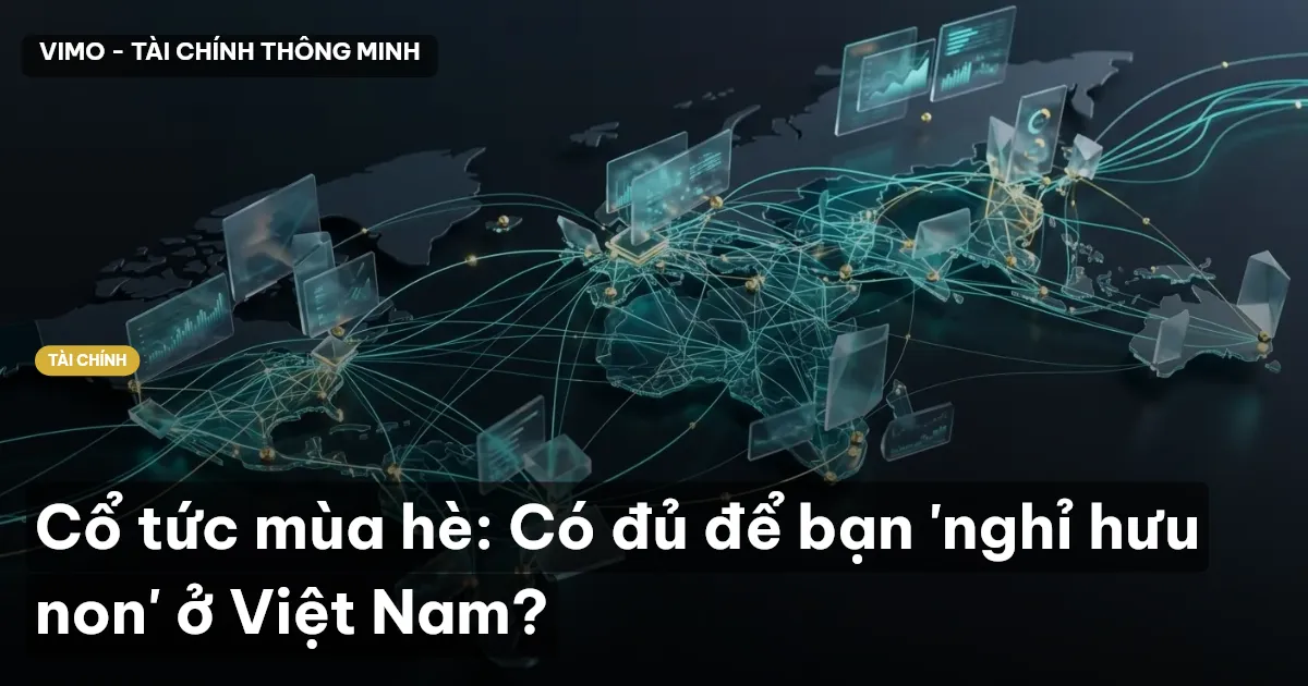 Cổ tức mùa hè: Có đủ để bạn 'nghỉ hưu non' ở Việt Nam?
