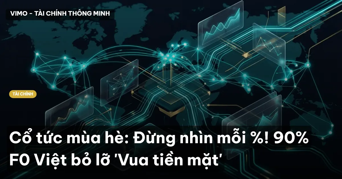 Cổ tức mùa hè: Đừng nhìn mỗi %! 90% F0 Việt bỏ lỡ 'Vua tiền mặt'