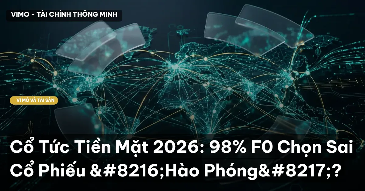 Cổ Tức Tiền Mặt 2026: 98% F0 Chọn Sai Cổ Phiếu ‘Hào Phóng’?