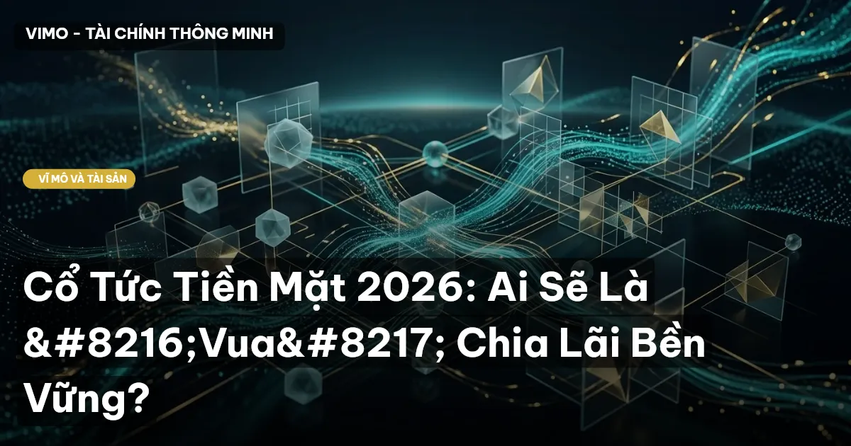 Cổ Tức Tiền Mặt 2026: Ai Sẽ Là ‘Vua’ Chia Lãi Bền Vững?