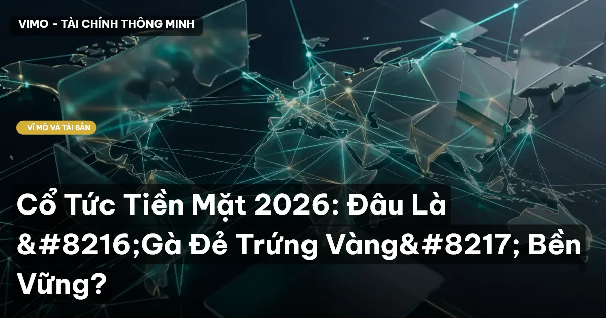 Cổ Tức Tiền Mặt 2026: Đâu Là ‘Gà Đẻ Trứng Vàng’ Bền Vững?
