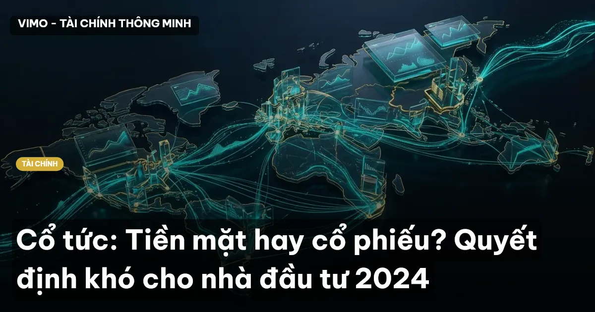 Cổ tức: Tiền mặt hay cổ phiếu? Quyết định khó cho nhà đầu tư 2024