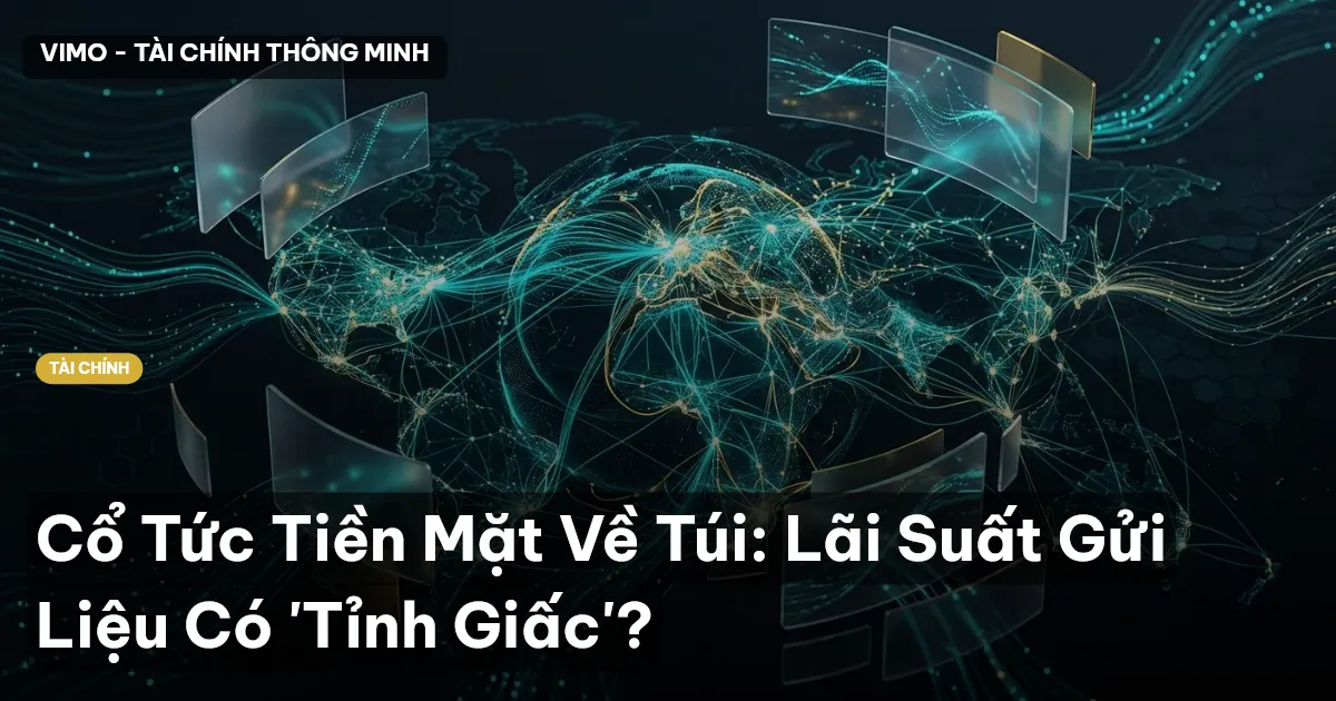 Cổ Tức Tiền Mặt Về Túi: Lãi Suất Gửi Liệu Có 'Tỉnh Giấc'?
