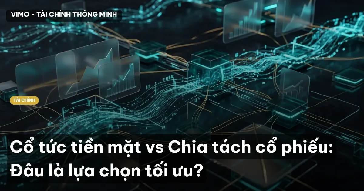Cổ tức tiền mặt vs Chia tách cổ phiếu: Đâu là lựa chọn tối ưu?