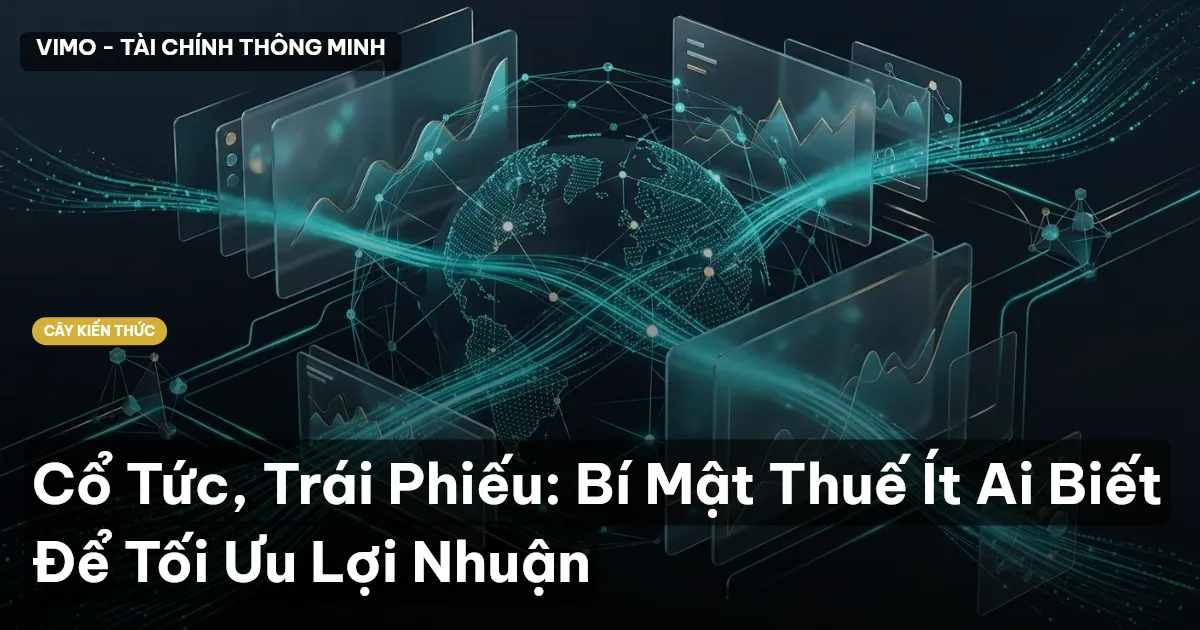 Cổ Tức, Trái Phiếu: Bí Mật Thuế Ít Ai Biết Để Tối Ưu Lợi Nhuận