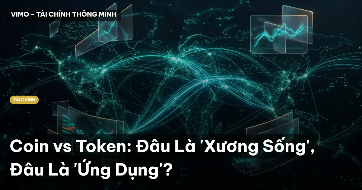 Coin vs Token: Đâu Là 'Xương Sống', Đâu Là 'Ứng Dụng'?