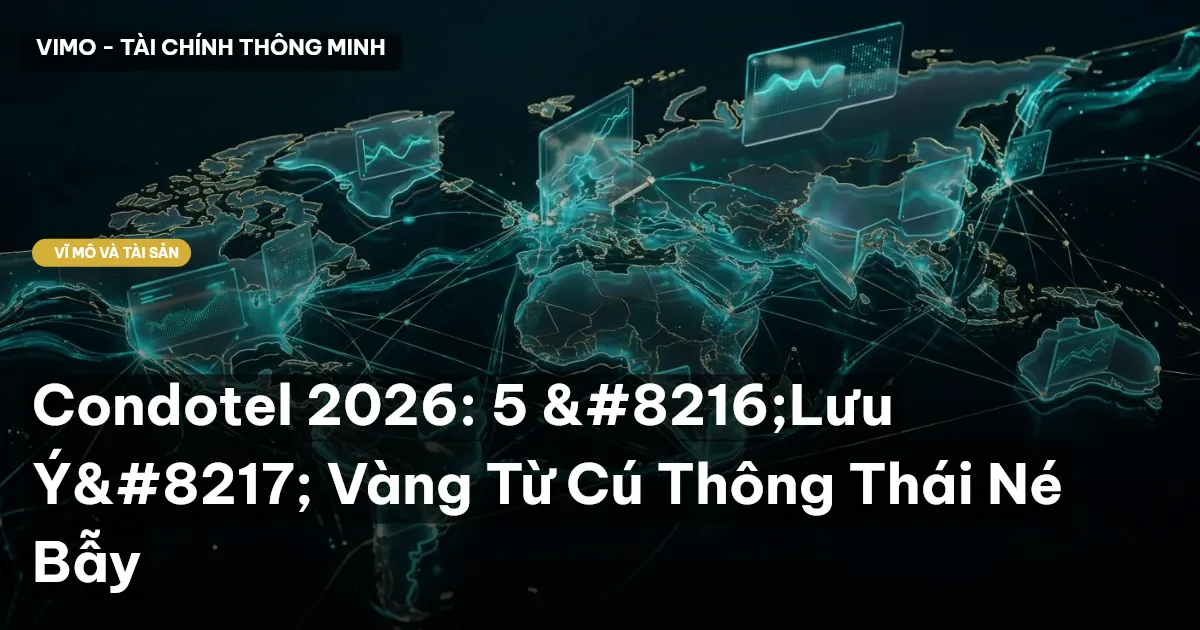 Condotel 2026: 5 ‘Lưu Ý’ Vàng Từ Cú Thông Thái Né Bẫy