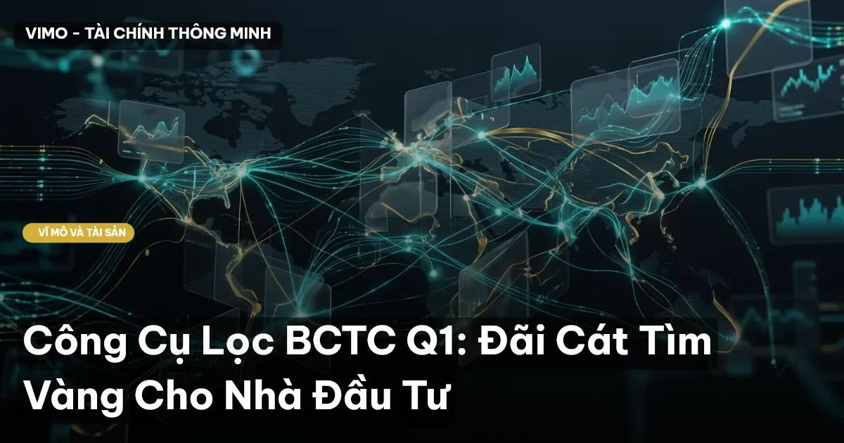 Công Cụ Lọc BCTC Q1: Đãi Cát Tìm Vàng Cho Nhà Đầu Tư
