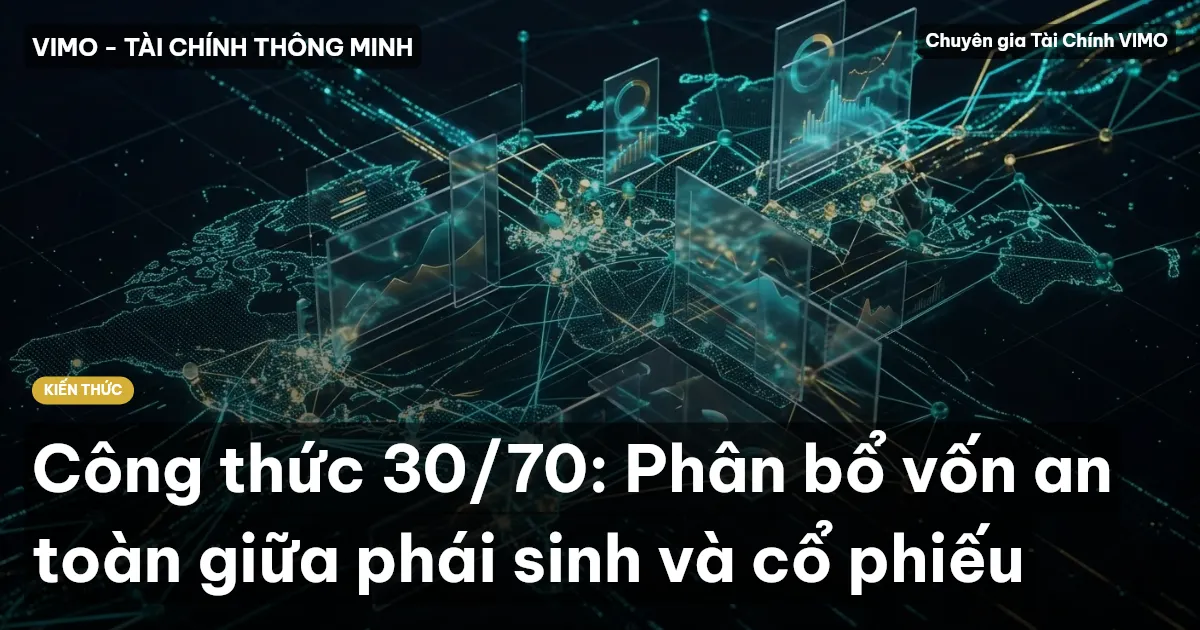 Công thức 30/70: Phân bổ vốn an toàn giữa phái sinh và cổ phiếu