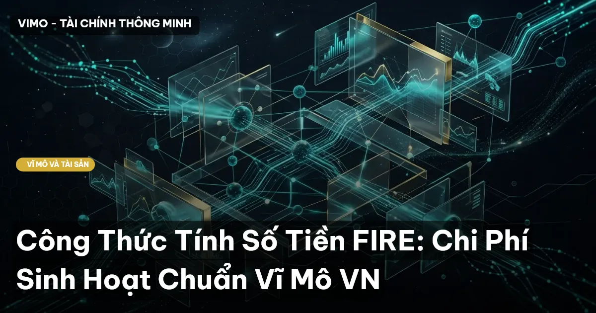 Công Thức Tính Số Tiền FIRE: Chi Phí Sinh Hoạt Chuẩn Vĩ Mô VN