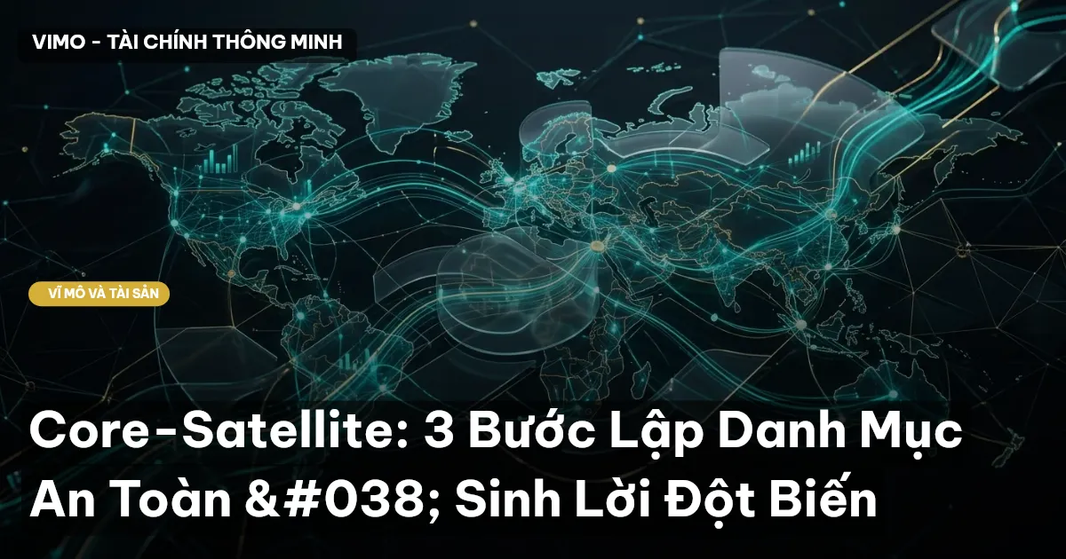 Core-Satellite: 3 Bước Lập Danh Mục An Toàn & Sinh Lời Đột Biến
