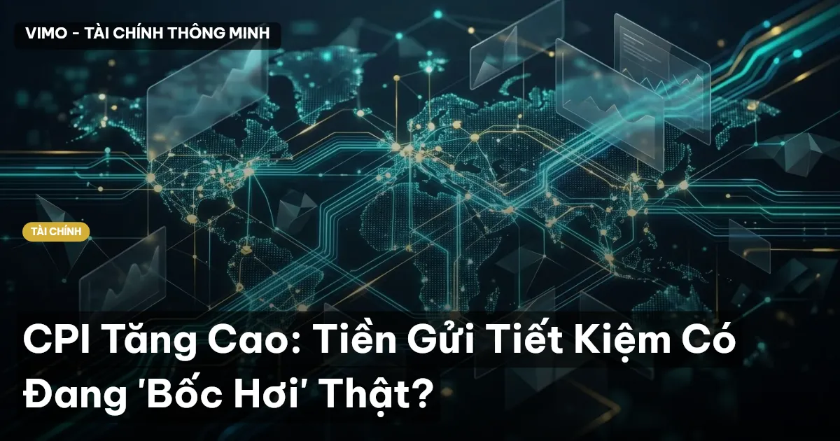 CPI Tăng Cao: Tiền Gửi Tiết Kiệm Có Đang 'Bốc Hơi' Thật?