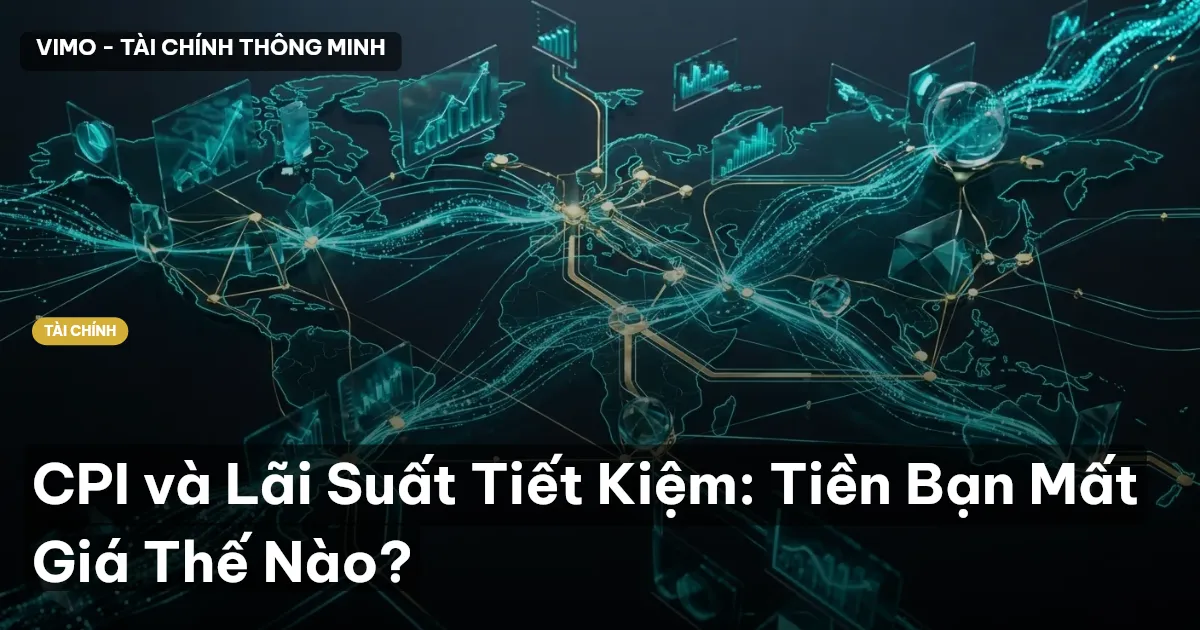CPI và Lãi Suất Tiết Kiệm: Tiền Bạn Mất Giá Thế Nào?