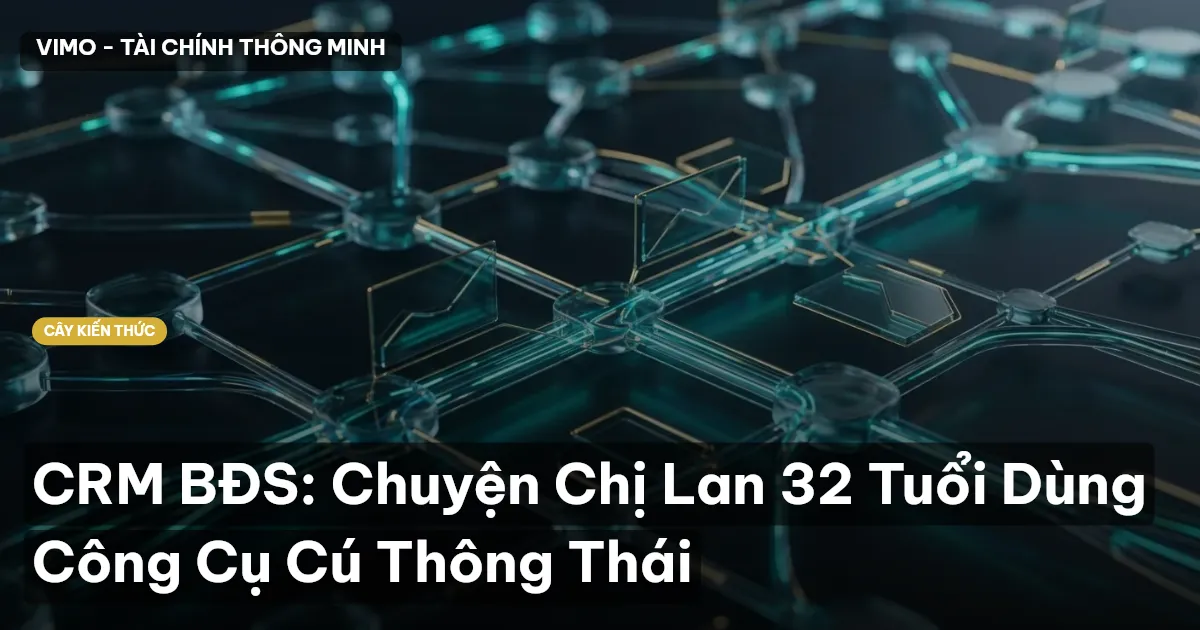 CRM BĐS: Chuyện Chị Lan 32 Tuổi Dùng Công Cụ Cú Thông Thái