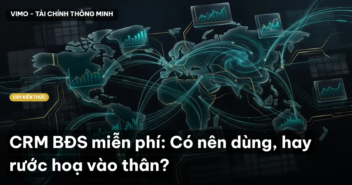 CRM BĐS miễn phí: Có nên dùng, hay rước hoạ vào thân?