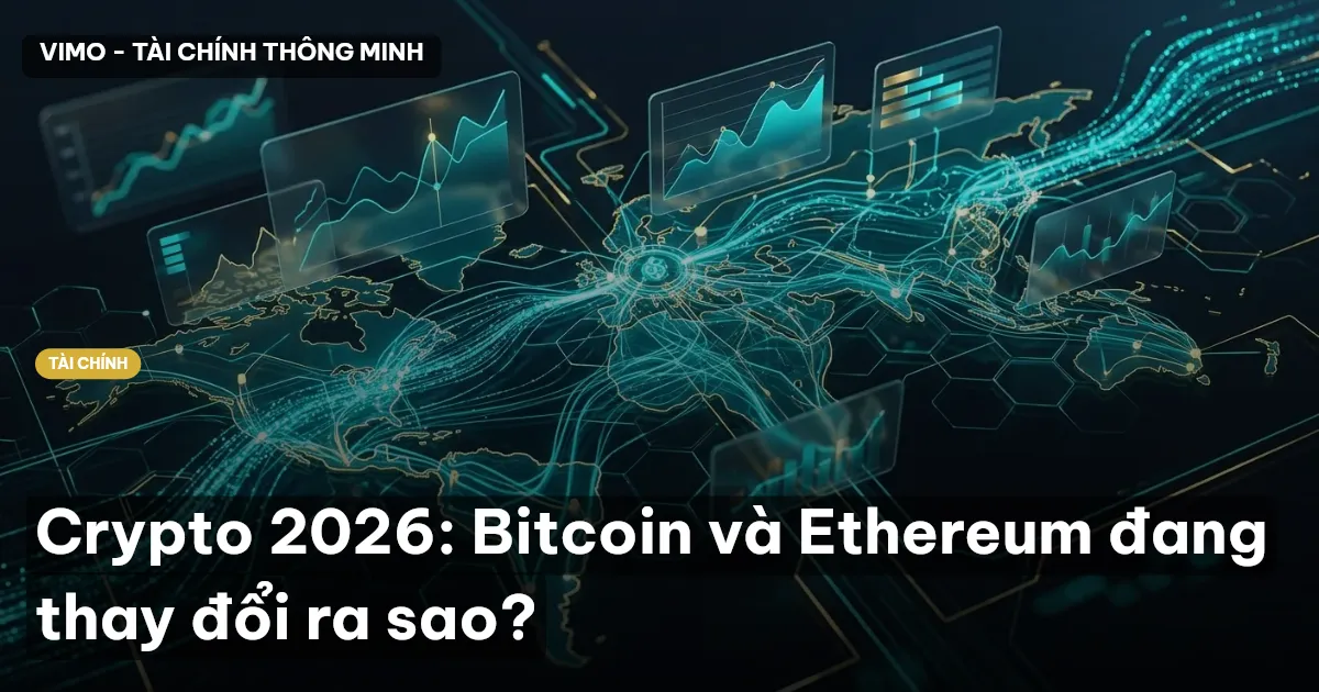 Crypto 2026: Bitcoin và Ethereum đang thay đổi ra sao?
