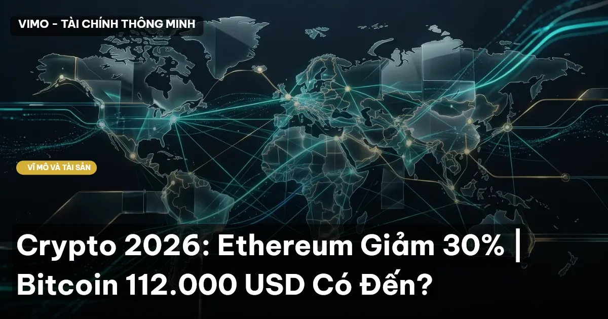 Crypto 2026: Ethereum Giảm 30% | Bitcoin 112.000 USD Có Đến?