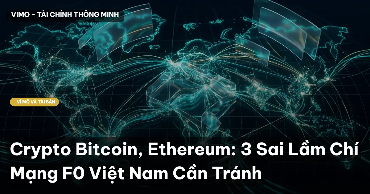 Crypto Bitcoin, Ethereum: 3 Sai Lầm Chí Mạng F0 Việt Nam Cần Tránh
