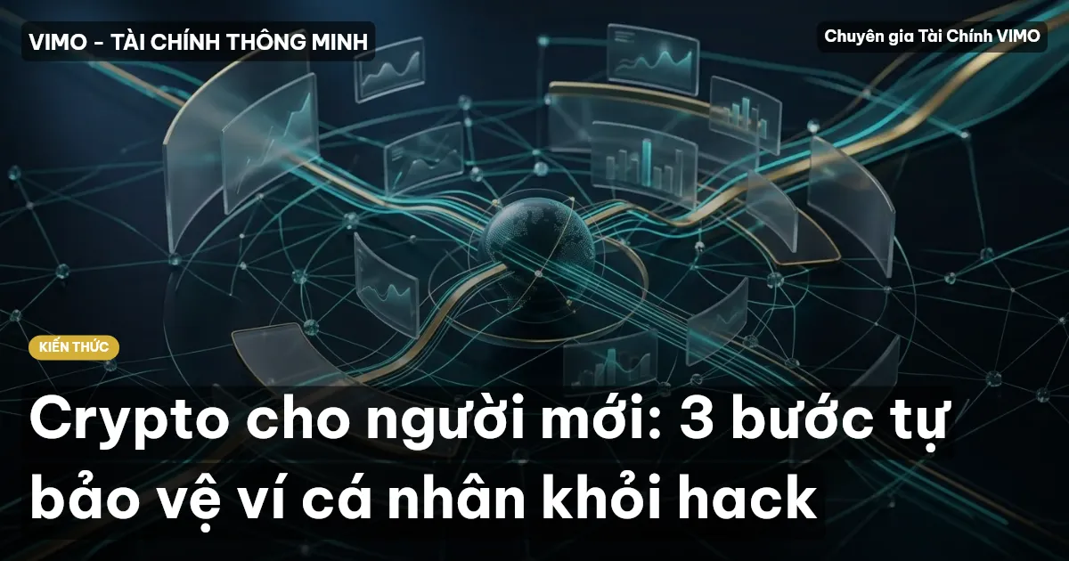 Crypto cho người mới: 3 bước tự bảo vệ ví cá nhân khỏi hack