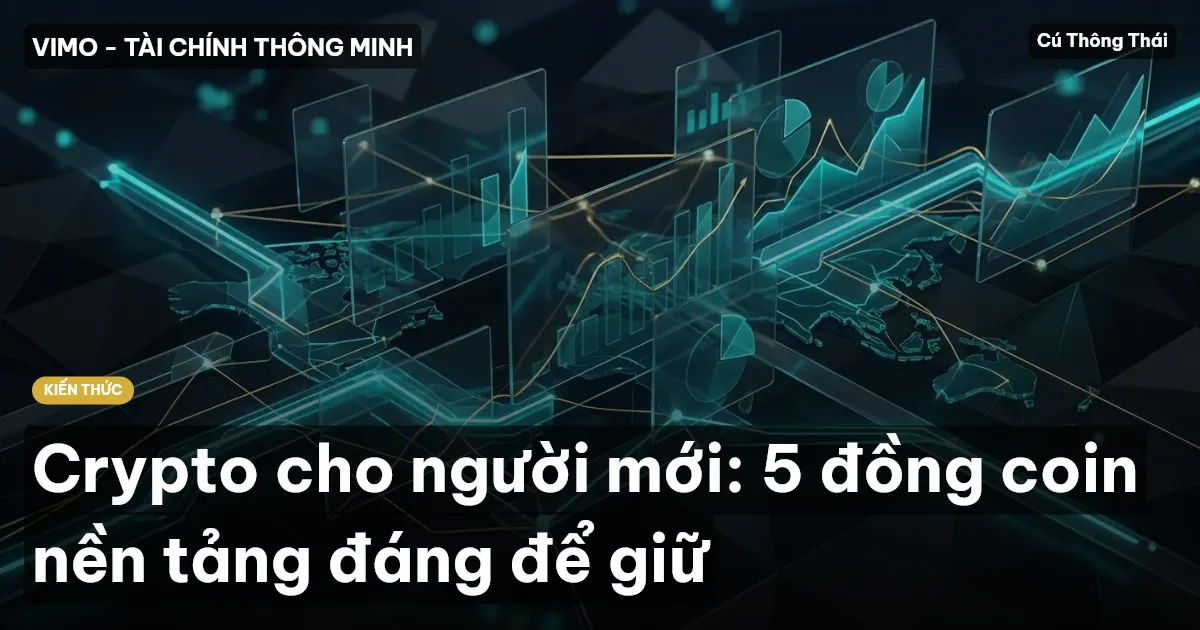 Crypto cho người mới: 5 đồng coin nền tảng đáng để giữ