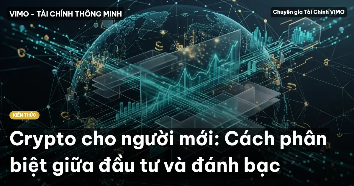 Crypto cho người mới: Cách phân biệt giữa đầu tư và đánh bạc
