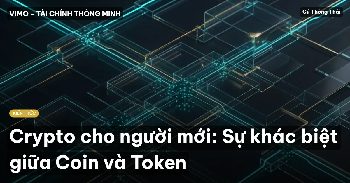 Crypto cho người mới: Sự khác biệt giữa Coin và Token