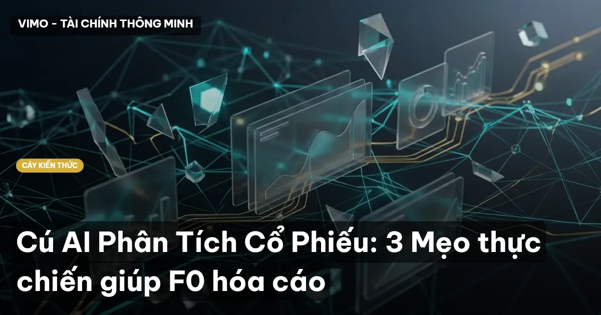 Cú AI Phân Tích Cổ Phiếu: 3 Mẹo thực chiến giúp F0 hóa cáo
