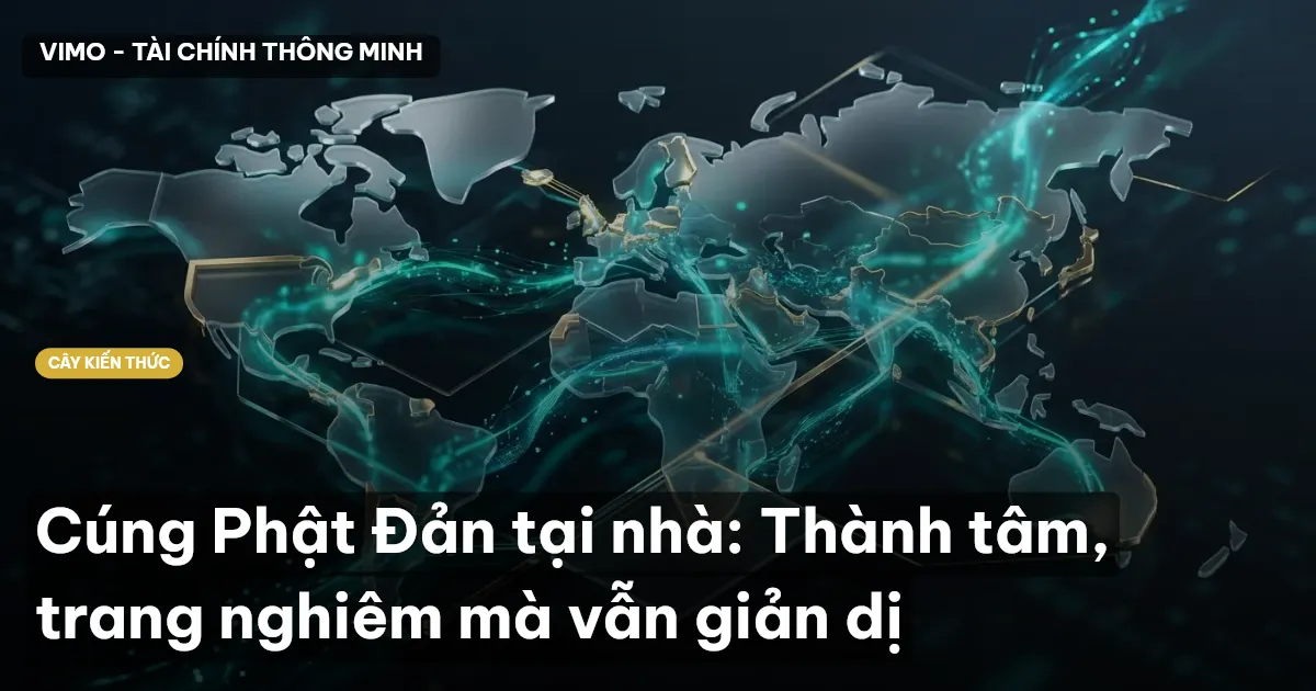 Cúng Phật Đản tại nhà: Thành tâm, trang nghiêm mà vẫn giản dị