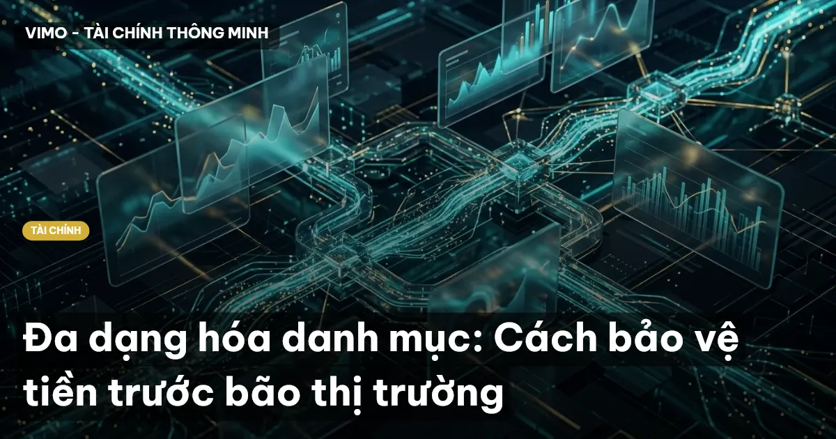 Đa dạng hóa danh mục: Cách bảo vệ tiền trước bão thị trường