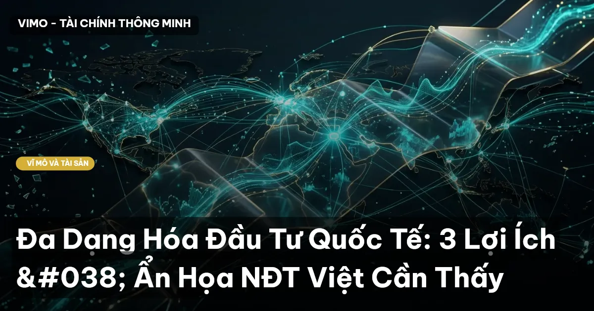 Đa Dạng Hóa Đầu Tư Quốc Tế: 3 Lợi Ích & Ẩn Họa NĐT Việt Cần Thấy