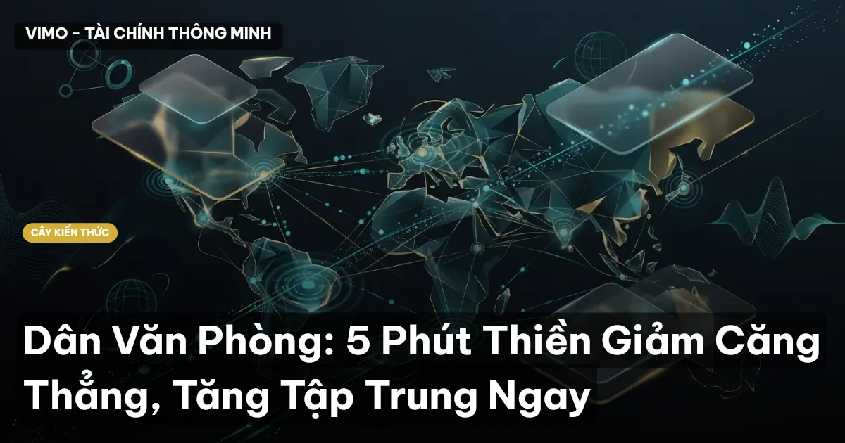 Dân Văn Phòng: 5 Phút Thiền Giảm Căng Thẳng, Tăng Tập Trung Ngay