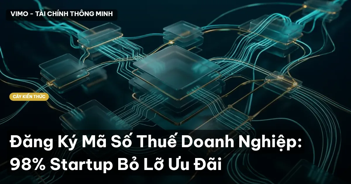 Đăng Ký Mã Số Thuế Doanh Nghiệp: 98% Startup Bỏ Lỡ Ưu Đãi