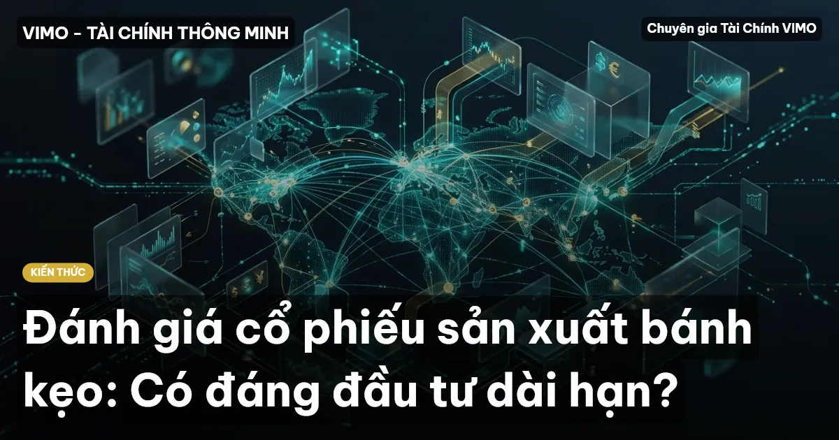Đánh giá cổ phiếu sản xuất bánh kẹo: Có đáng đầu tư dài hạn?